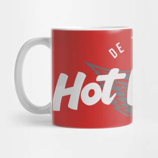 Vintage Style Greyscale Hot Wings Mug